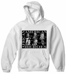 African American Heroes Adult Hoodie