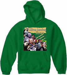 African American Heroes and Record Breakers Adult Hoodie