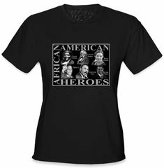 African American Heroes Girl's T-Shirt