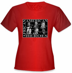 African American Heroes Girl's T-Shirt