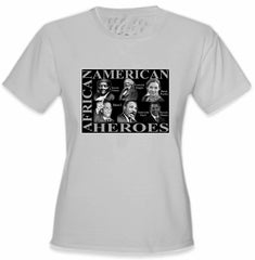 African American Heroes Girl's T-Shirt