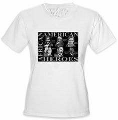 African American Heroes Girl's T-Shirt