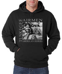 African American Heroes - Tuskegee Airmen Adult Hoodie