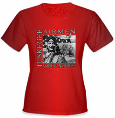 African American Heroes - Tuskegee Airmen Girl's T-Shirt