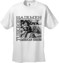 African American Heroes - Tuskegee Airmen Mens T-shirt White