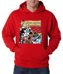 African American Sports Heroes Adult Hoodie