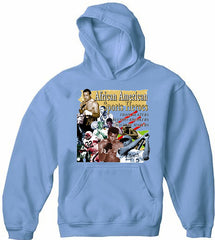 African American Sports Heroes Adult Hoodie