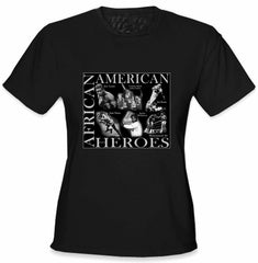 African American Sports Heroes Girl's T-Shirt