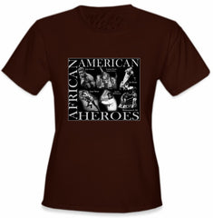 African American Sports Heroes Girl's T-Shirt