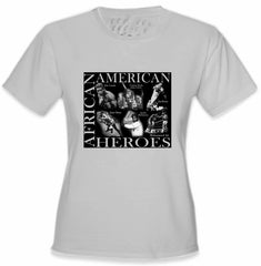 African American Sports Heroes Girl's T-Shirt