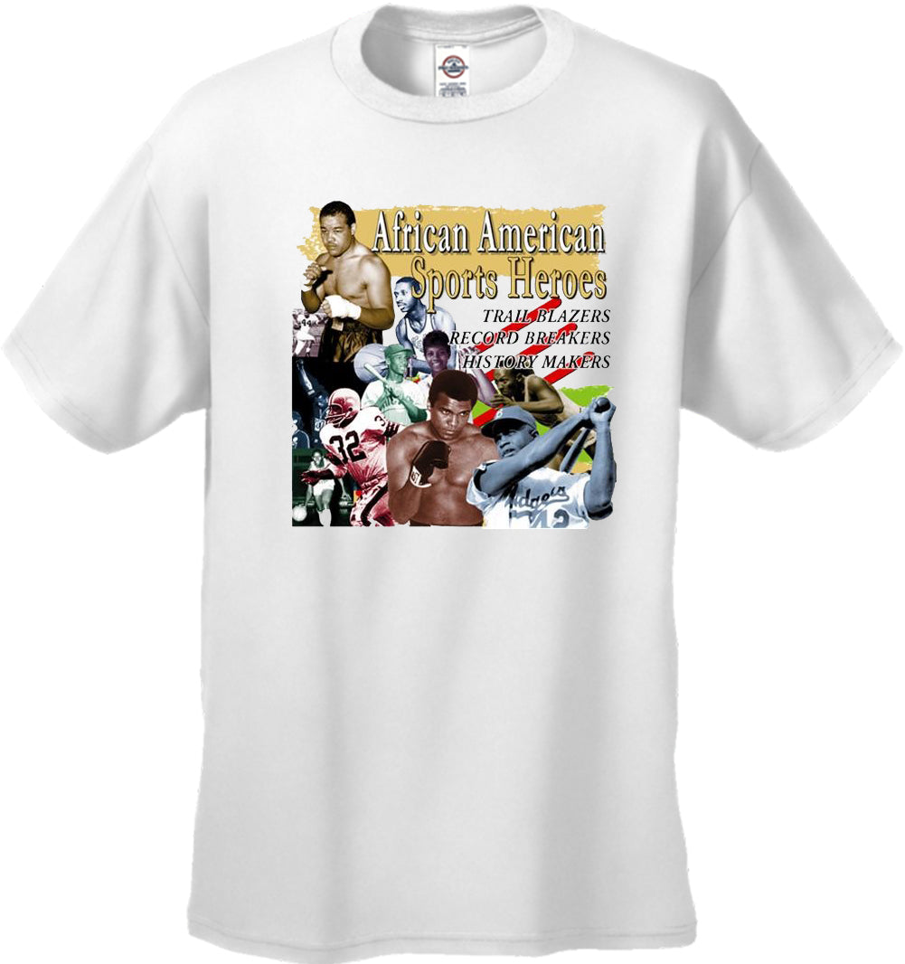 African American Sports Heroes Men's T-Shirt