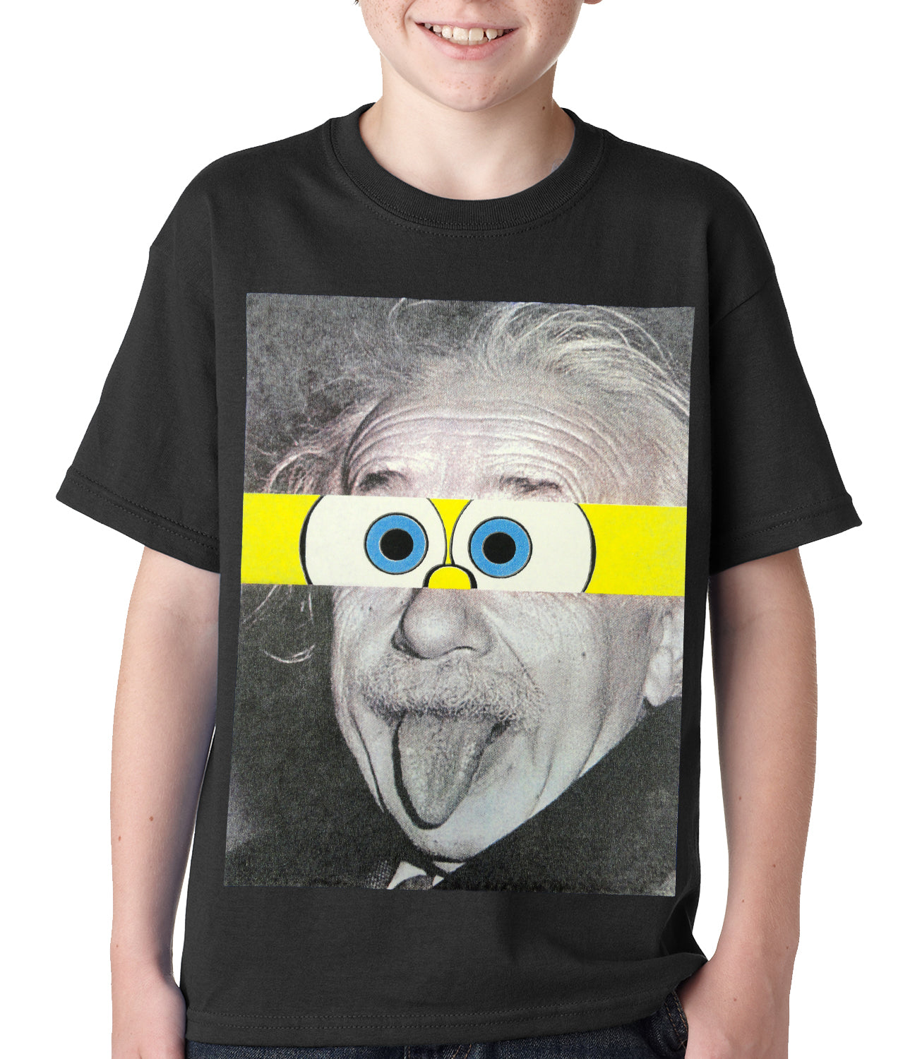 Albert Sponge-stein Kids T-shirt Black