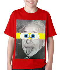 Albert Sponge-stein Kids T-shirt Red