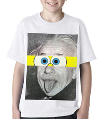 Albert Sponge-stein Kids T-shirt White