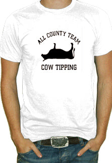All County Cow Tipping Mens T-Shirt