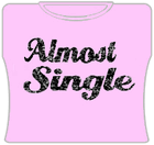 Almost Single Girls T-Shirt Light Pink