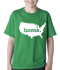 America is Home Kids T-shirt Kelly Green
