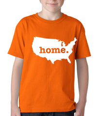 America is Home Kids T-shirt Orange