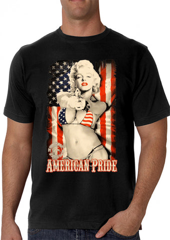 American Pride Sexy Marilyn Monroe Men's T-Shirt
