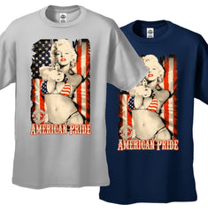 American Pride Sexy Marilyn Monroe Men's T-Shirt