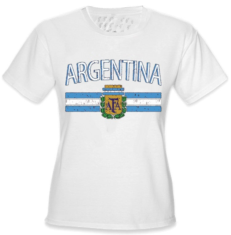 Argentina Vintage Flag International White