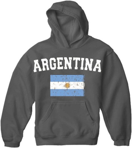 Argentina Vintage Flag International Hoodie