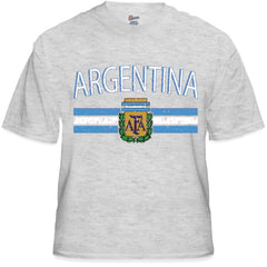 Argentina Vintage Flag International Mens T-Shirt