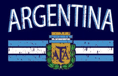 Argentina Vintage Flag International Mens T-Shirt