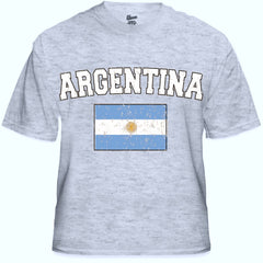 Argentina Vintage Flag International Mens T-Shirt