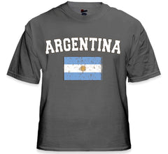 Argentina Vintage Flag International Mens T-Shirt