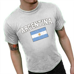 Argentina Vintage Flag International Mens T-Shirt