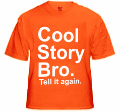 As Seen On Jersey - Cool Story Bro. Tell It Again. Men's T-Shirt