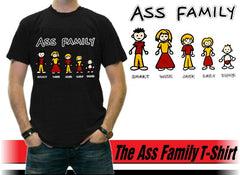 Funny Novelty Tees - The Ass Family T-Shirt