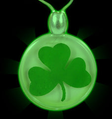 Assorted Green Light Up Irish St. Patrick's Day Necklace