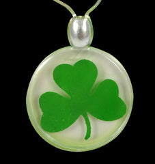 Assorted Green Light Up Irish St. Patrick's Day Necklace