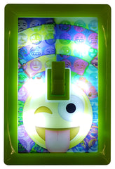 Assorted Stick-on Super Bright Emoji Wall Switch Night Light