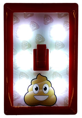 Assorted Stick-on Super Bright Emoji Wall Switch Night Light