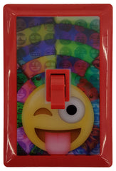 Assorted Stick-on Super Bright Emoji Wall Switch Night Light