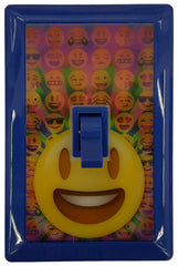 Assorted Stick-on Super Bright Emoji Wall Switch Night Light