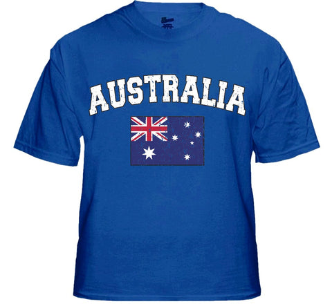 Australia Vintage Flag International Mens T-Shirt