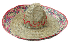 Authentic Mexican Sombrero 19" (Red)