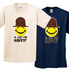 "B. Cuz I'm Happy"   Kid's T-Shirt