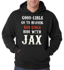 Bad Girls Ride with Jax SOA Adult Hoodie