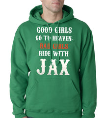Bad Girls Ride with Jax SOA Adult Hoodie