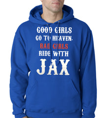 Bad Girls Ride with Jax SOA Adult Hoodie