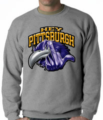 Baltimore Fan - Hey Pittsburgh Adult Crewneck
