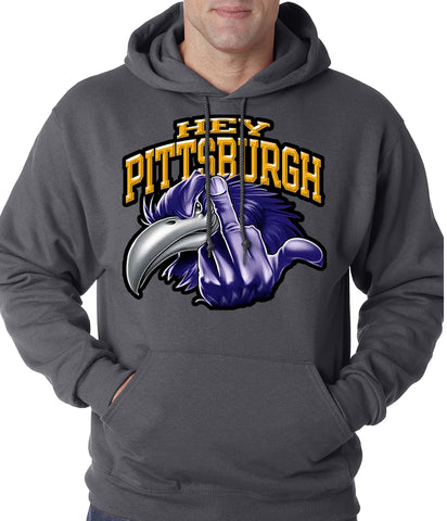 Baltimore Fan - Hey Pittsburgh Adult Hoodie