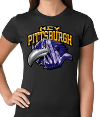 Baltimore Fan - Hey Pittsburgh Ladies T-shirt