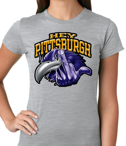 Baltimore Fan - Hey Pittsburgh Ladies T-shirt