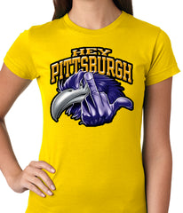 Baltimore Fan - Hey Pittsburgh Ladies T-shirt